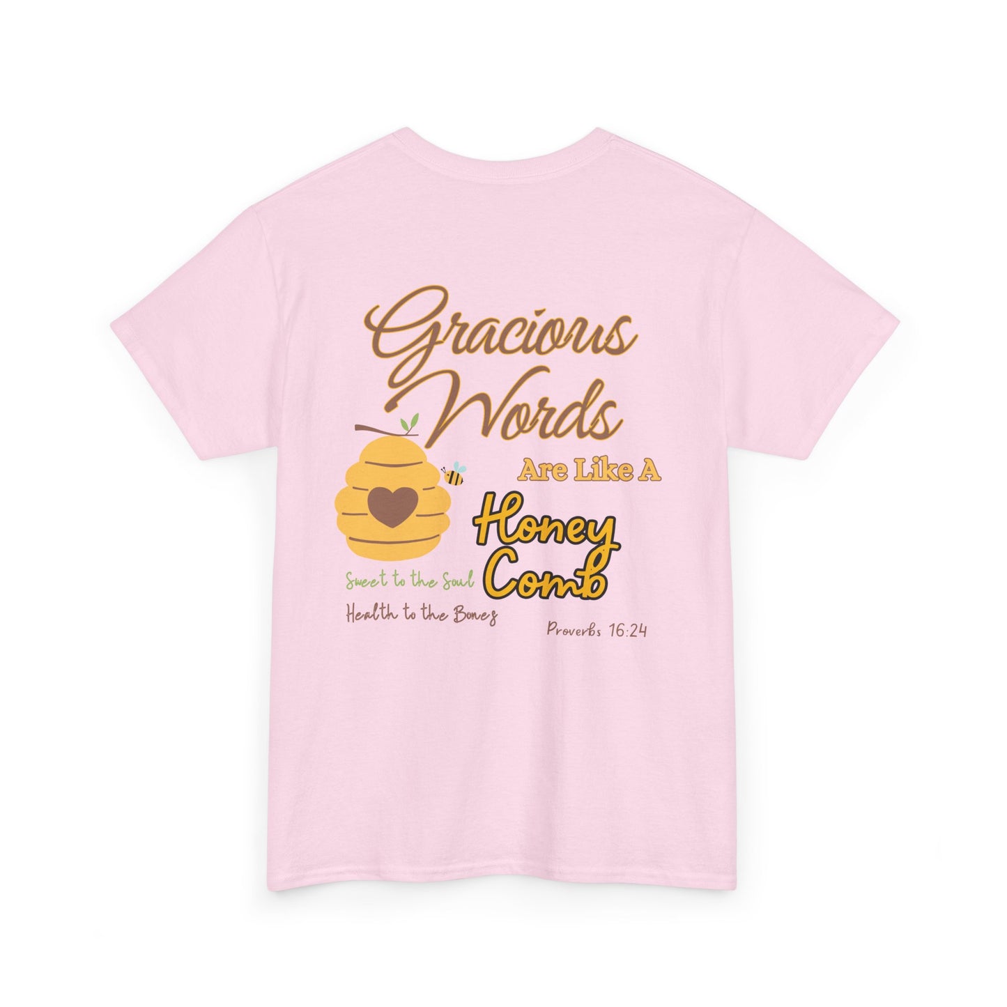 Proverbs 16:24 Heavy Cotton Tee