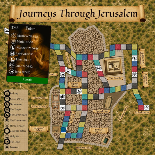 Journeys through Jerusalem board game
